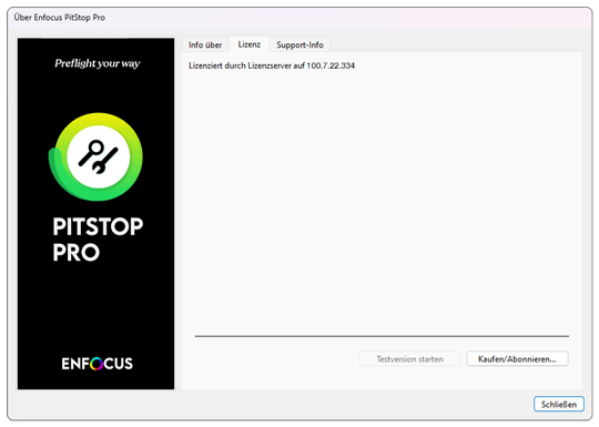 PitStop bestätigt den Lizenzempfang